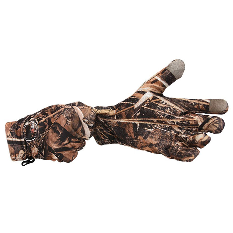 DecoyPro Touchscreen Hunting Gloves for Men - Camo Gloves for Bow & Deer Hunting with Textured Grip Palm & Soft Lining - Lightweight Touchscreen Gloves & Hunting Accessories – One Size Fits Most L-XL - BeesActive Australia