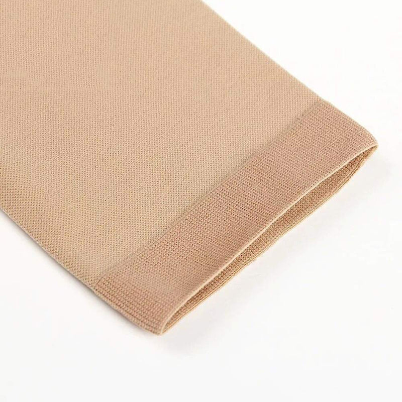 1 PCS Black/Skin Color Lower Leg Tattoo Cover Up Compression Sleeves Fat Burning Men Women (M, Skin) M - BeesActive Australia