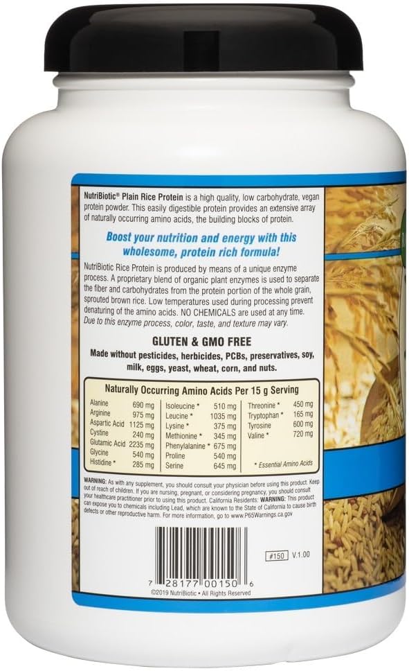 Rice protein (brown rice protein) 600g [shipped directly from overseas] - BeesActive Australia