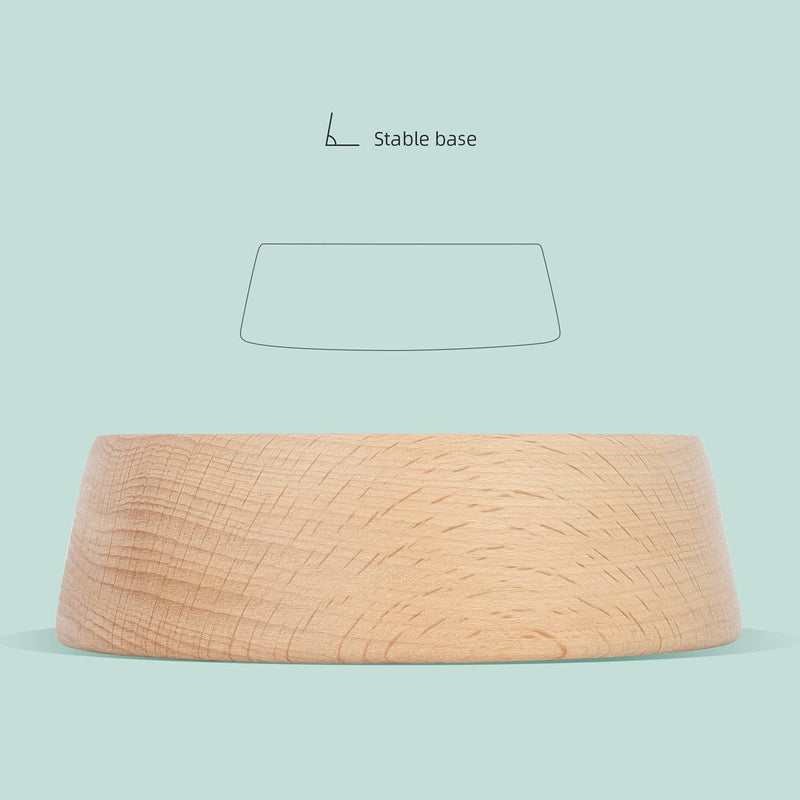 Niteangel Wooden Hamster Feeding Bowl - Small Animal Food Dish for Dwarf Syrian Hamsters Gerbils Mice Degus or Other Similar-Sized Small Pets Hammy Pattern For Syrian - BeesActive Australia