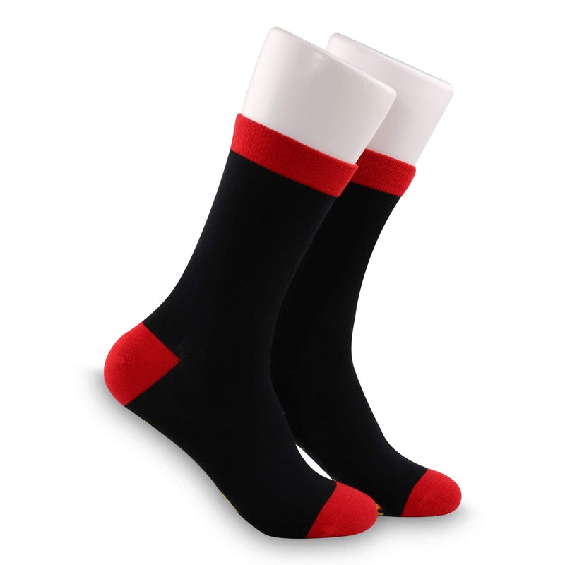 LEVLO If You Can Read This I'm Watching Criminal Cotton Socks Criminal Fans Gift (2 Pairs/Set) 2 Pairs/Set - Mid Calf - 3 - BeesActive Australia