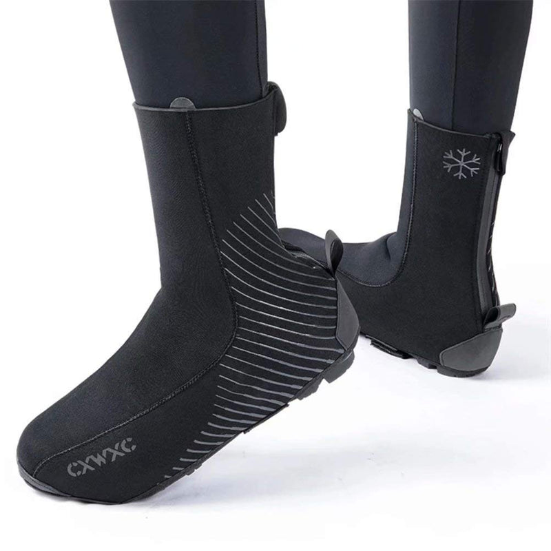 LOVTRAVEL New Thick Warm Winter Cycling Overshoes Neoprene Waterproof Windproof Bike Shoe Covers Men Women MTB Road Bicycle Booties Case Small - BeesActive Australia