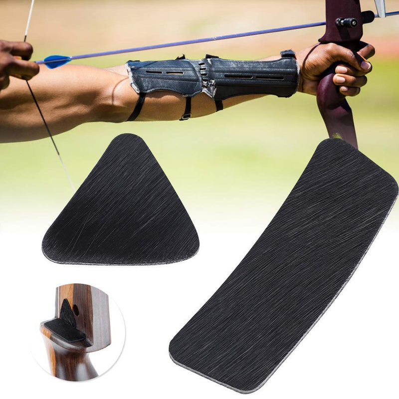 DEALPEAK 2Pcs/Set Archery Hunting Arrow Rest Pad Adhesive Patch Recurve Bow Arrows Rest Sticker Accessory - BeesActive Australia