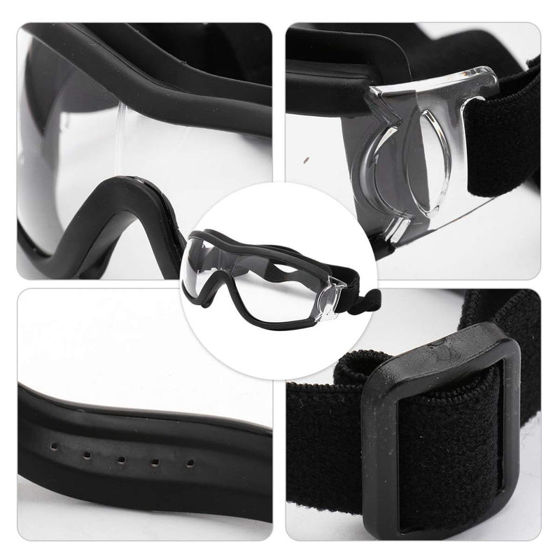 ULTECHNOVO Pet Goggles Eye Protective Glasses Anti-UV,Windproof,Waterproof Eye Goggles for Medium-Sized or Large Dog (Transparent) - BeesActive Australia