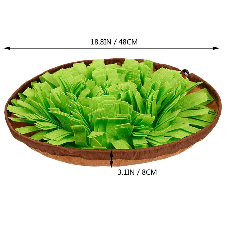DC DCTOY Dog Feeding Mats Snuffle Mats, Dog Training Mats Dog Puzzle Toys, Nosework Blanket Pet Snuffle Bowl Cat Snuffle Mat for Cats Dogs,Activity Fun Play Mat for Relieve Stress Restlessness - BeesActive Australia