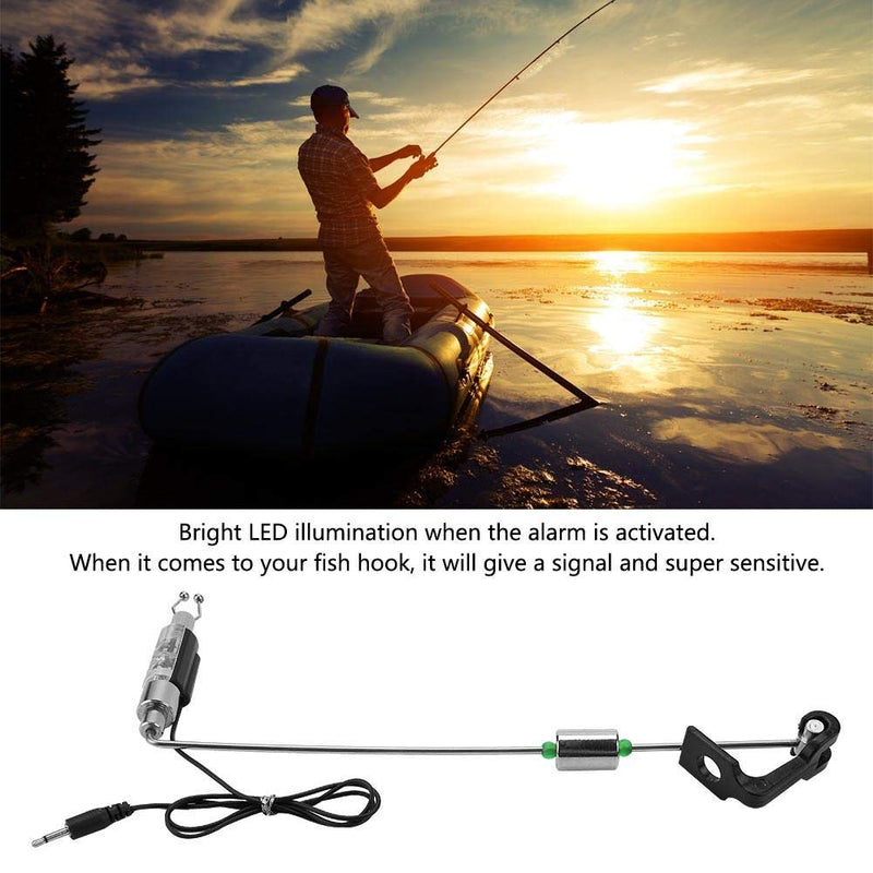 VGEBY Fishing Hanger Swinger, Fish Bite Alarm LED Illuminated Indicators Chain Hanger Fishing Tool Tackle Accessory 16-2602 - BeesActive Australia