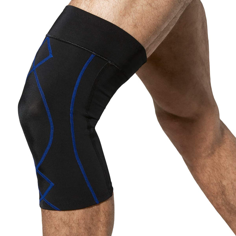 [AUSTRALIA] - Cw-x Men's Stabilyx Joint Support Compression Knee Sleeve Large Black/Blue 
