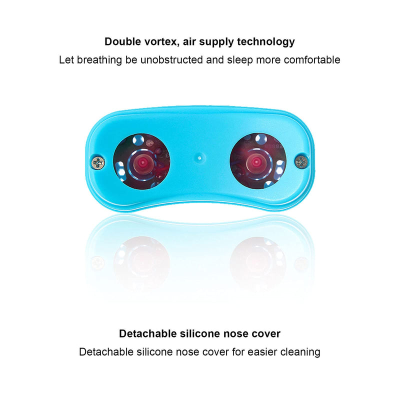 Portable Anti‑Snoring Device Electric Recyclable Snoring Relief Machine for Heavy Snorers,4-6 Hours(Blue) Blue - BeesActive Australia