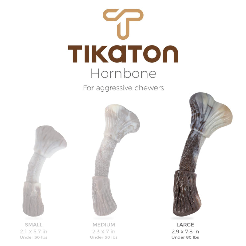 Tikaton Hornbone Dog Chew Toys for Aggressive Chewers,Antler Shape Dog Toys Durable Nylon Material,Dog Teething Toys for Large Medium Small Dogs - BeesActive Australia