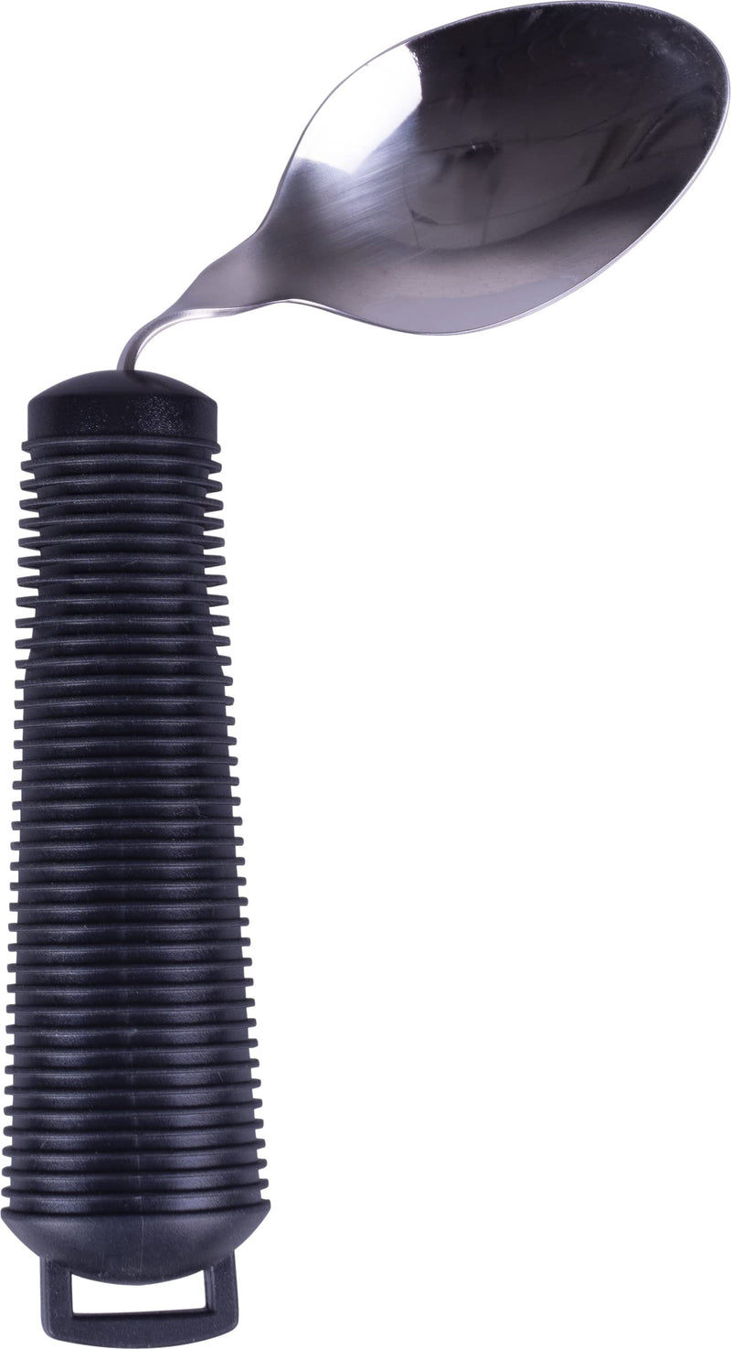 Aidapt Bendable Angled Spoon. Soft Grip Eating Aid that can be Bent to any Angle to help Reduce Wrist Stress from Twisting. Ideal for those with Arthritis, Limited Grip, Arm Movement or Tremors Single - BeesActive Australia