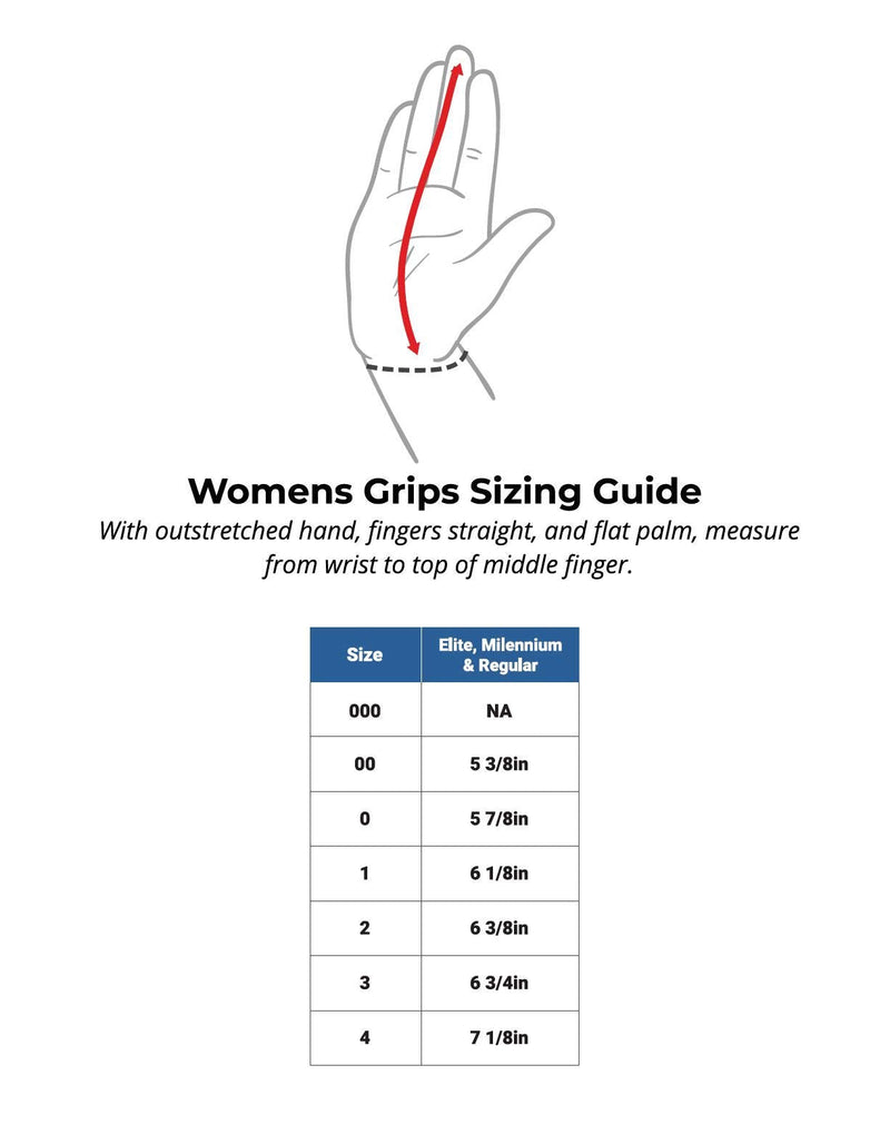 US Glove Women Millenium One Uneven Bar Grips - Womens Gymnastics Bars Grips - Youth to Adult Girl Sizes - Made in USA 2 (6 3/8") Single Buckle - BeesActive Australia