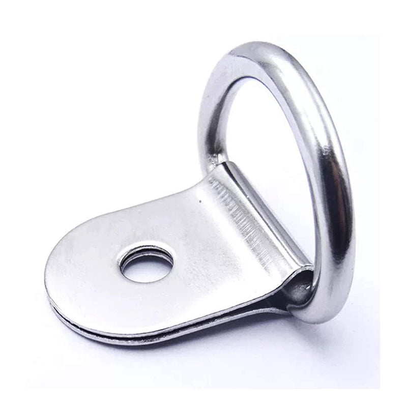 30 Pack Small Steel D-Ring Tie Downs, ExcelFu D Rings Anchor Lashing Ring for Loads on Case Truck Cargo Trailers RV Boats - BeesActive Australia