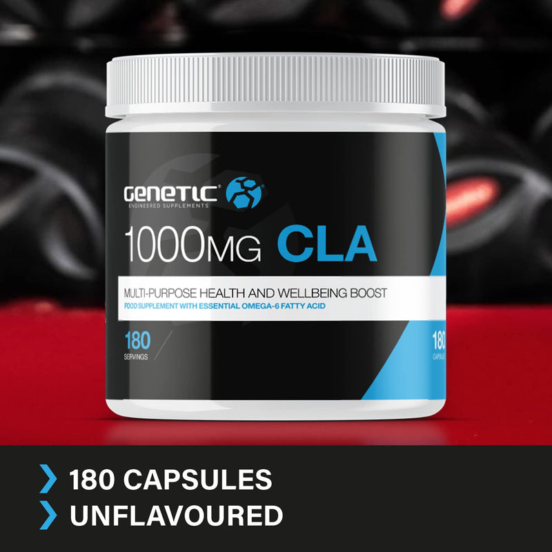 CLA Capsules - Genetic Supplements - Fat Burning Supplements - CLA Fat Burner - Sport Supplements - 180 Capsules - BeesActive Australia