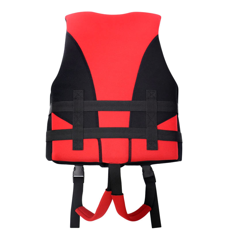 Kid Swim Vest, Toddler Swim Jacket for Children Learn Swimming Training, Neoprene Floation Vest Boys Girls Swimsuit Medium red - BeesActive Australia