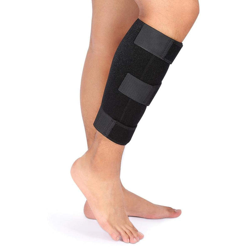 EBTOOLS Shin Protector Sore Shin - Black Calf Brace, Calf Compression Brace Shin Splint Sleeve Support Lower Leg Wrap Muscle - BeesActive Australia