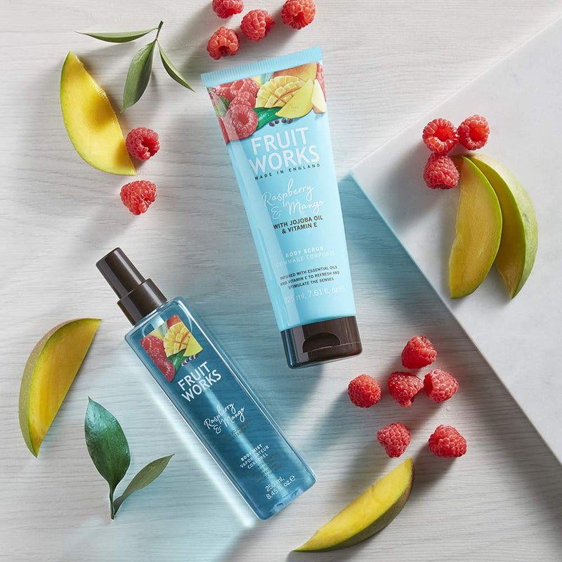 Fruit Works Raspberry & Mango Cruelty Free & Vegan Hand & Body Lotion With Natural Extracts 1x 500ml - BeesActive Australia