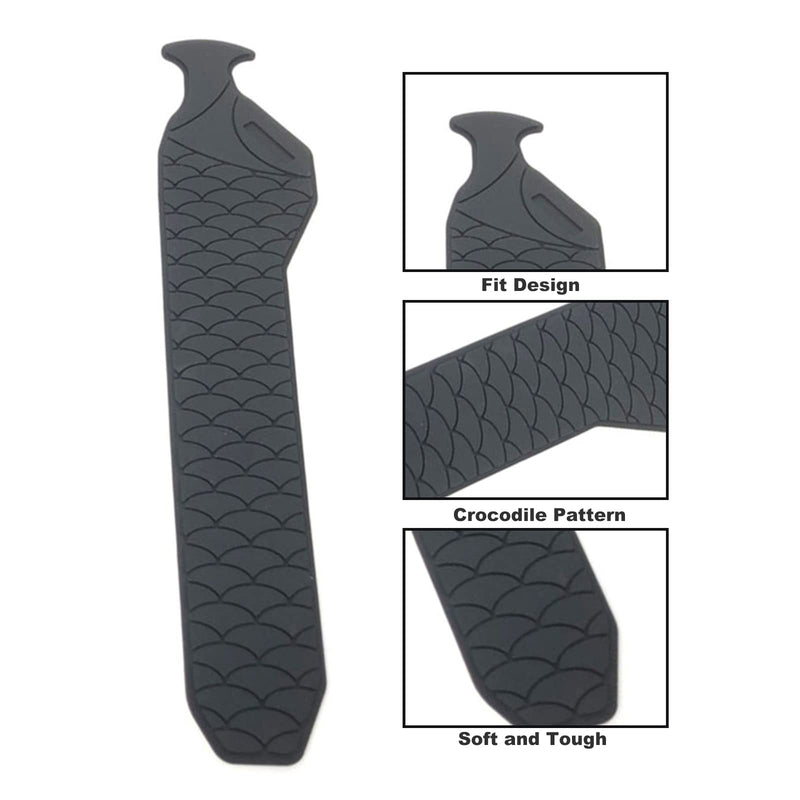 RZJZGZ Bike Chainstay Protector, Protect Bike Chain and Seatstays from Scratches, Wear and Chain Friction, Bicycle Frame Chain Silicone Protective Guard Pad for Mountain Bike Road Bike, 8.8" X 2.4" - BeesActive Australia
