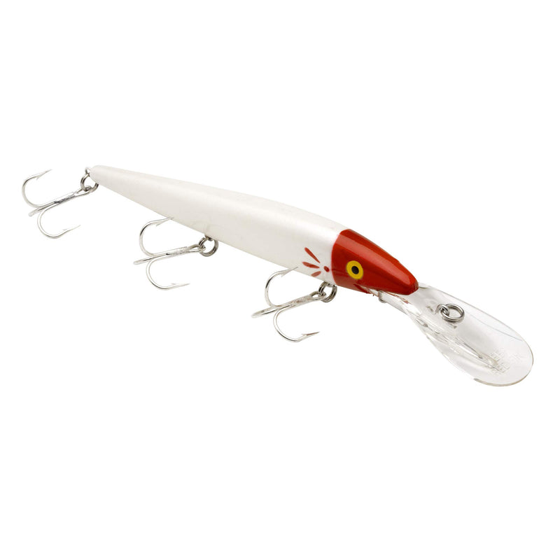 [AUSTRALIA] - Cotton Cordell Red-Fin Crankbait Bass Fishing Lure 5/8 oz (Jointed) Pearl/Red Head 