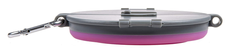 Loving Pets Bella Roma Travel Bowl for Dogs Small Travel Bowl Pink - BeesActive Australia