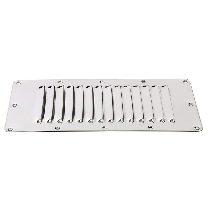 [AUSTRALIA] - Amarine Made Stainless Steel Stamped Louvered Vent - Rectangular - 07720S - 5" X 9" 2 
