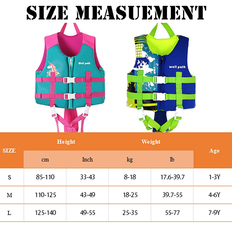 Kids Swim Vest- Swimming Vest for Child with Adjustable Safety Strap , Suitable for Age 1-9 Years Pink S/(1-3 Years) - BeesActive Australia