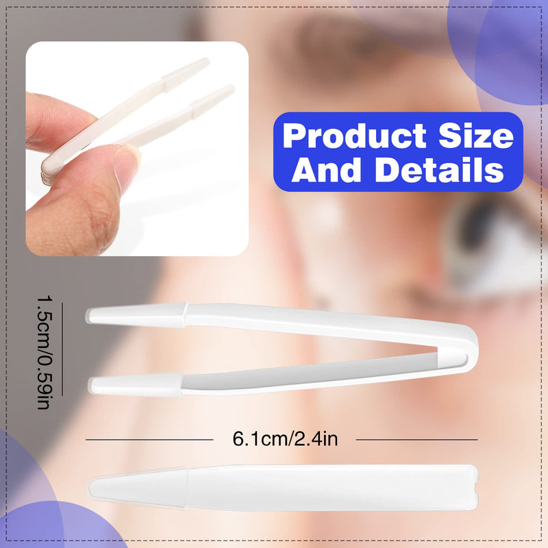 Contact Lens Remover Scleral Lens Remover Inserter Soft Contact Suction Holder Remover with Ventless Bottles and White Tweezers - BeesActive Australia