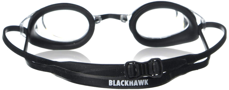 TYR Blackhawk Racing Negative Prescription Goggle Clear Black Black -2.0 - BeesActive Australia