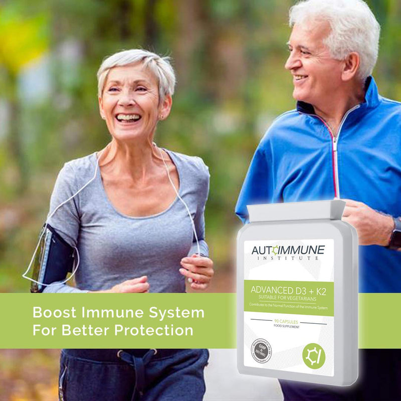 Vitamin D3 and K2 Tablets - 3000IU of D3 and 100mcg of K2 Supplement. Well Absorbed Cholecalciferol. Made in The UK. Suitable for Vegetarians. - BeesActive Australia