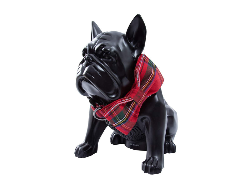 Unique style paws Dog Collar with Bow Tie & Flower Tie Girls Boys Summer Dog Collar for Small Medium Large Dogs with Adjustable Safety Metal Buckle for Summer Holiday Large (Pack of 1) RedPlaid - BeesActive Australia