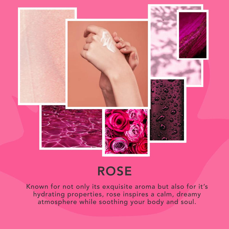 Sunday Rain Rose Polishing Body Scrub for Dry Skin, Infused with Soothing Rose Oil, Fresh Rose Petals Scent, Vegan and Cruelty-Free, 265g - BeesActive Australia