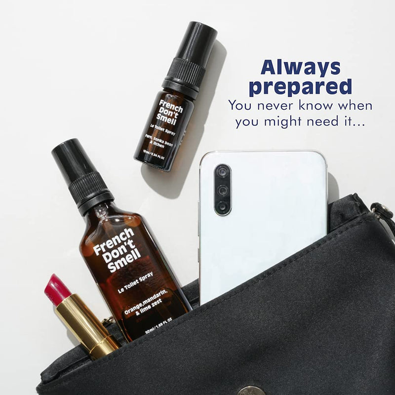 Toilet Spray for Poop – Travel Size (2 x 0.34oz) – All scents – Made in France, Bathroom Odor Eliminator, Poo Spray, Toilet Spray For Daily Use, Easy To Carry – French Don’t Smell 0.34 Fl Oz (Pack of 2) - BeesActive Australia