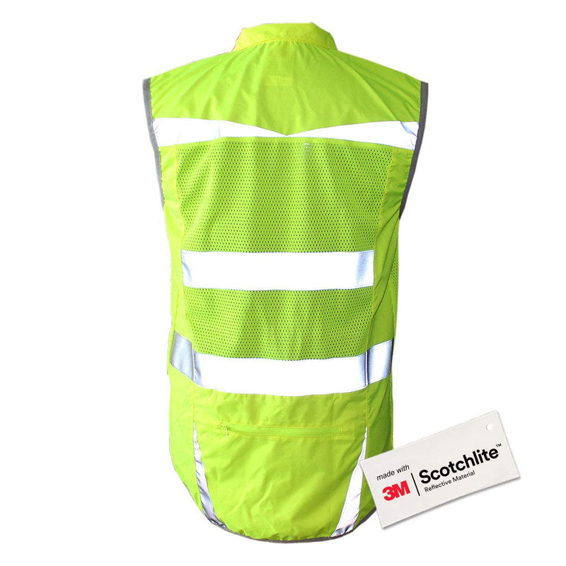 Salzmann 3M High Visibility Cycling Vest | Reflective Cycling Gilet | Made with 3M Scotchlite Medium - BeesActive Australia