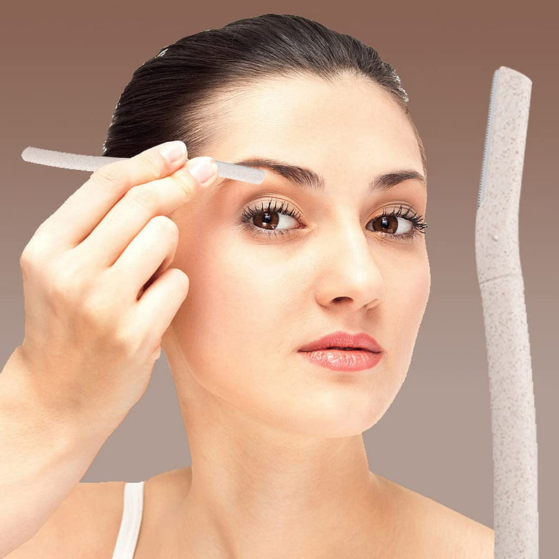 6PCS Dermaplaning Blades for Face, WheatStraw Eyebrow Razor Face Peach Fuzz Remover Face Razors for Women 6pcs - BeesActive Australia