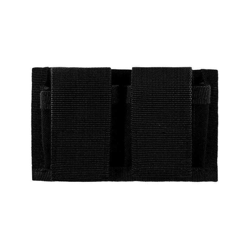 [AUSTRALIA] - GVN Off-Duty Concealed Double Speedloader Belt Pouch Case Universal Fits 22 Mag Thru 44 Mag Black 