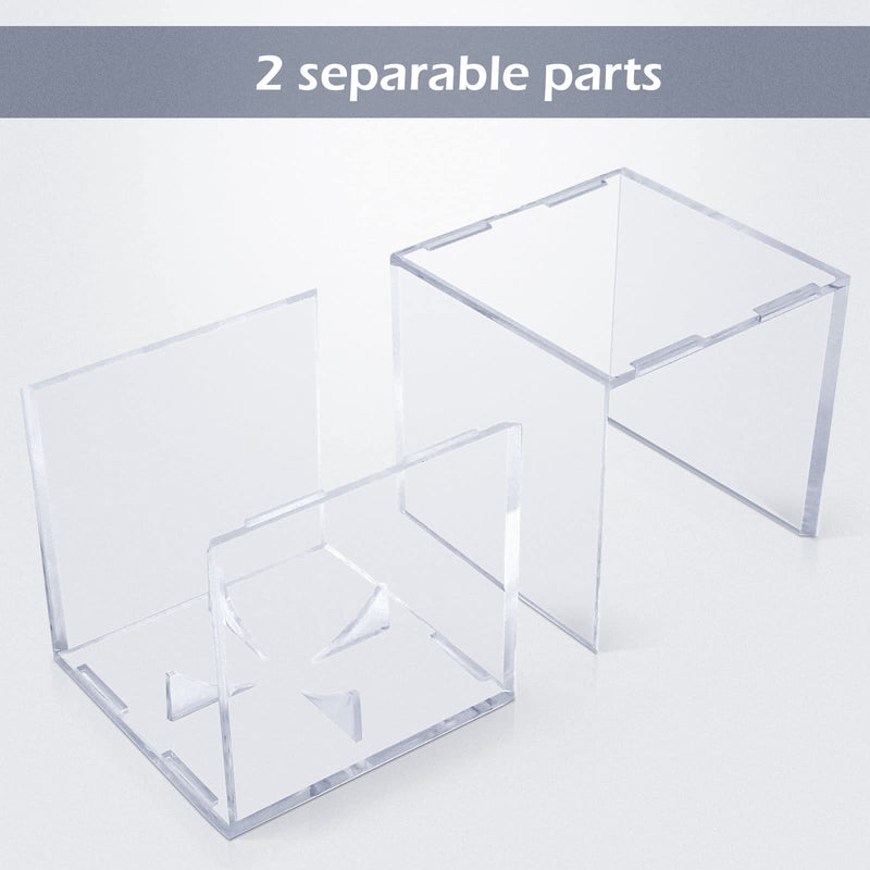 KKU Baseball Display Case, Baseball Holder Display Cube Box for Memorabilia Baseball, UV Protected Acrylic Clear Baseball Storage Display Case - Fits Official Size Ball - BeesActive Australia