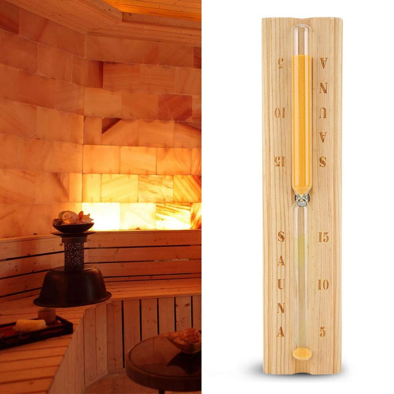 Sauna Hourglass Sand Timer - 15 Minutes Timing Hourglass, Sand Timer, for Sauna Room, Home Sauna Room, Office, Restaurant, etc, Easy to Install. - BeesActive Australia