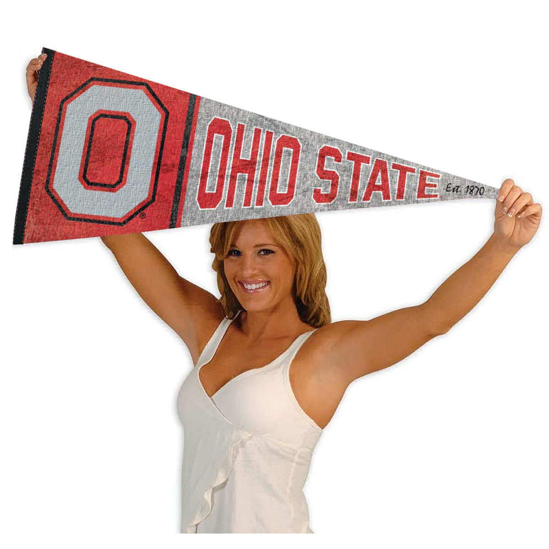 Ohio State Buckeyes Pennant Throwback Vintage Banner - BeesActive Australia