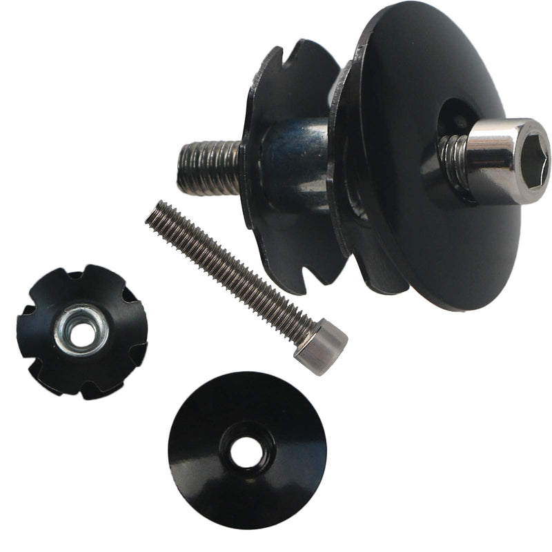 GANOPPER 1 1/8 Inch Headset Spacer with Stem Top Cap,Headset Star Nut Black Red Blue Gold 4 Color - BeesActive Australia