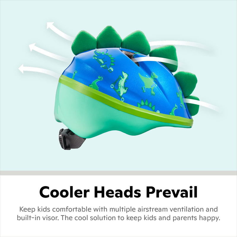 Schwinn Kids Bike Helmet with 3D Character Features, Infant and Toddler Sizes Blue/Green - BeesActive Australia