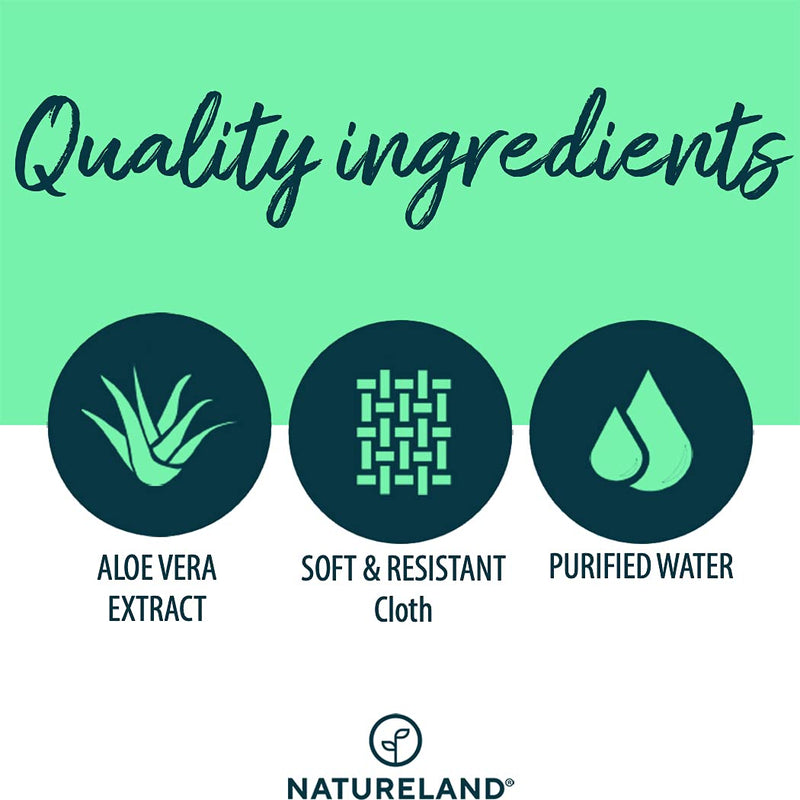Natureland [150 pcs] Dog Ear Wipes - Otic Cleaning Wipes for Infections and Controlling Ear Infections and Ear Odor in Pets Unscented - BeesActive Australia