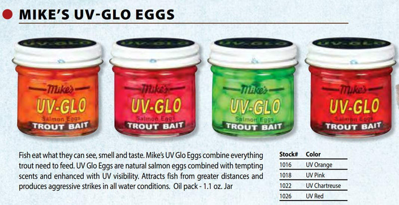 Mike's Fishing Trout Bait Salmon Eggs Uv Glo Chartreuse - BeesActive Australia