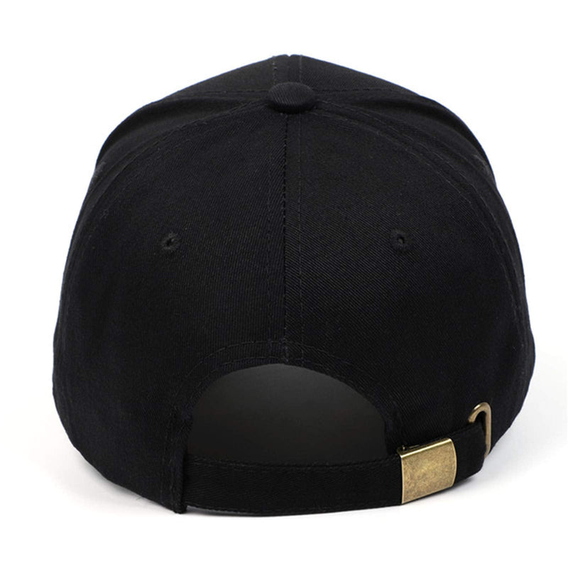 YUNXIBASECAP Pizza Planet Hat Baseball Cap Embroidery Dad Hat Aadjustable Cotton Adult Sports Hat Unisex Black-1 - BeesActive Australia