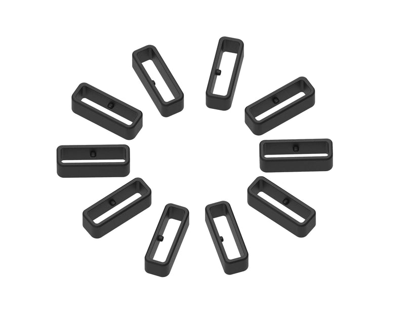 11-Pack Non-Slip Design Replacement Silicone Fastener Rings Connector Security Loop Band Keeper Safe Rings Compatible with Garmin Approach S10/S20/S60 S62 S5 S6/Forerunner 745 Smart Watch Bands - BeesActive Australia