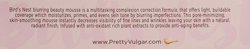 Pretty Vulgar - Bird's Nest Blurring Beauty Mousse, Clean & Cruelty-Free, Darling at Dusk (Deep-rich) - BeesActive Australia