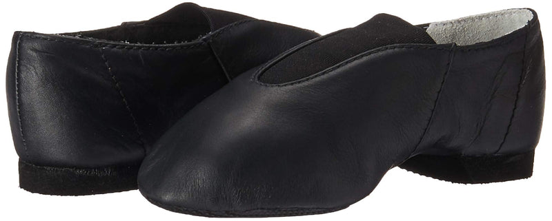 [AUSTRALIA] - Bloch Dance Girl's Super Jazz Leather and Elastic Slip On Jazz Shoe Little Kid (4-8 Years) 11 Little Kid Black 