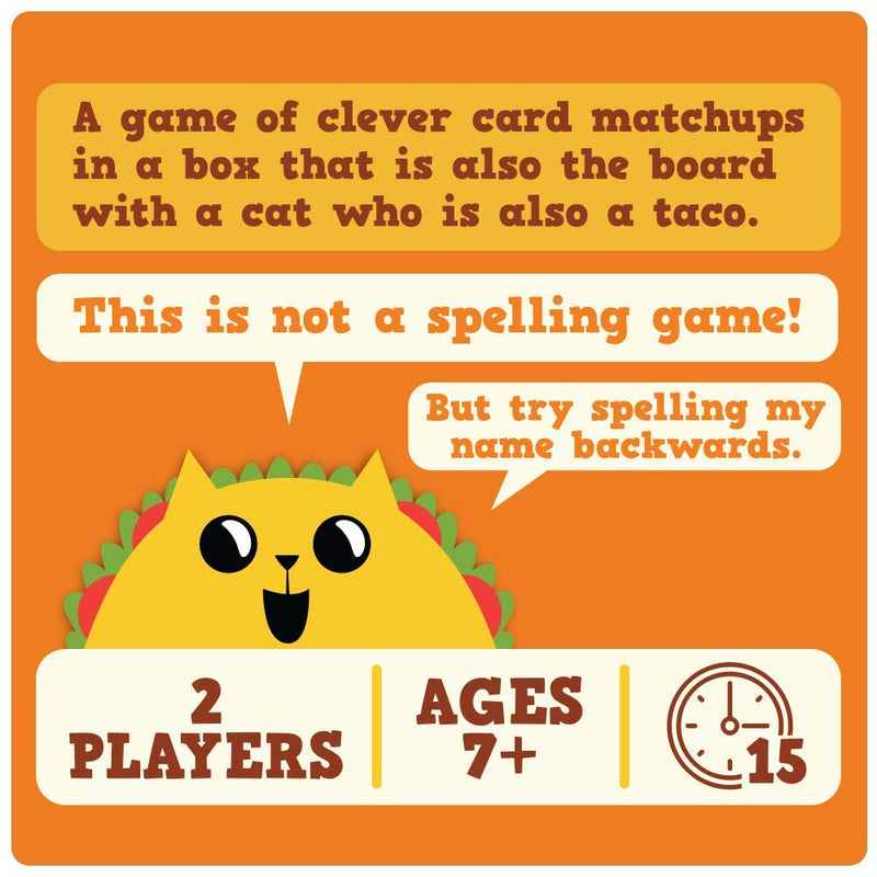 Tacocat Spelled Backwards - Family Card Game - Card Game for Adults, Teens & Kids - BeesActive Australia
