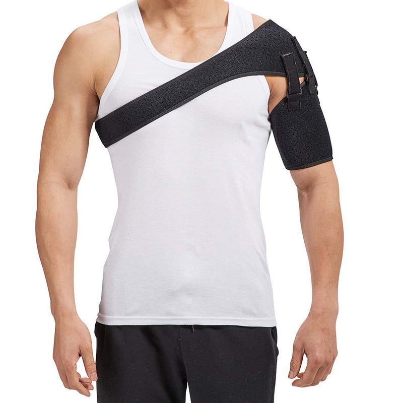 Shoulder Belt Support Arm Sling For Stroke Hemiplegia Subluxation Adjustable Right Left Single Pads Dislocation Recovery Rehabilitation Straps Shoulder Brace - BeesActive Australia