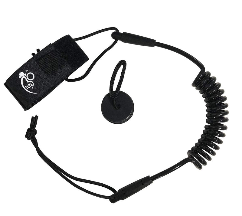 Bo-Toys Body Board Coiled PRO Wrist Leash Comfortable Lightweight Padded Neoprene Cuff - BeesActive Australia