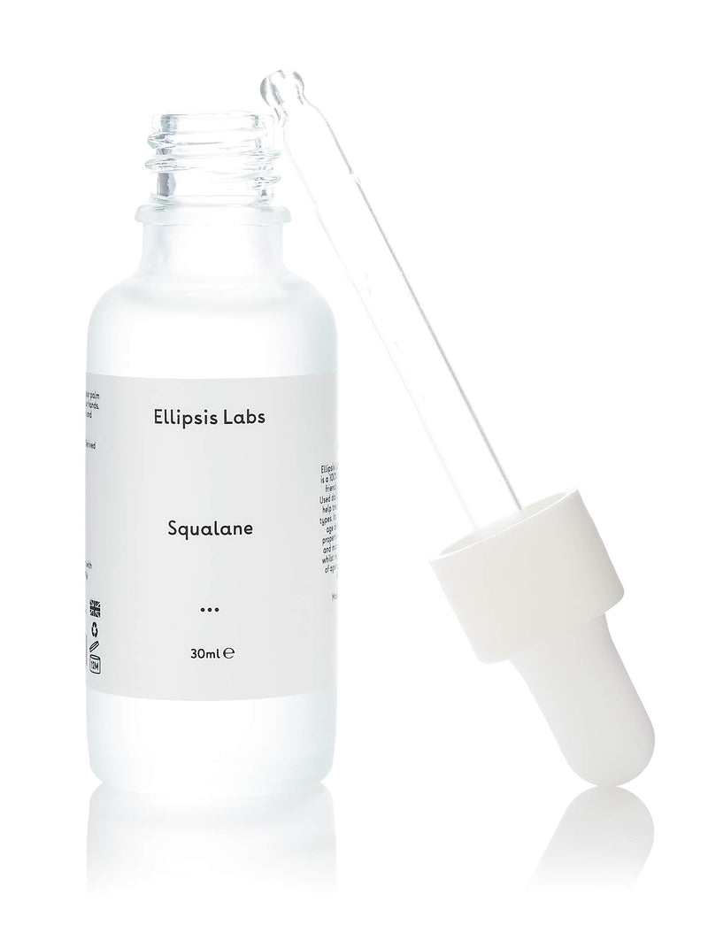 Squalane Oil by Ellipsis Labs, 100% Natural Olive derived Squalane Oil, a Deep Moisturizer for targeting Dry Skin with Anti-Aging Properties (1oz / 30ml) - BeesActive Australia