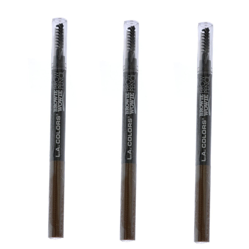 L.A. Colors Browie Wowie Brow Pencil Dark Blonde 3 Pcs - BeesActive Australia